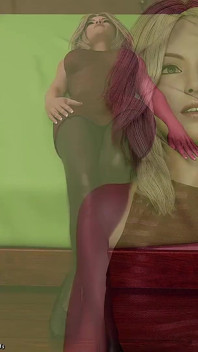 처음으로 백인 자지를 시도하는 호기심 많은 대학 금발 레즈 - Dik 16