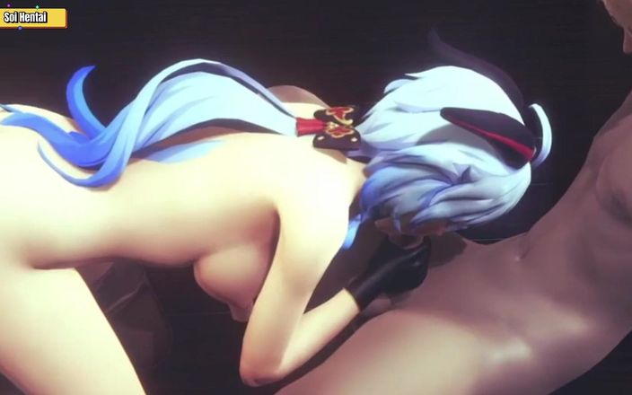 Soi Hentai: Hentai 3D Uncensored - Genshin Impact- Ganyu Handjob And Blowjob