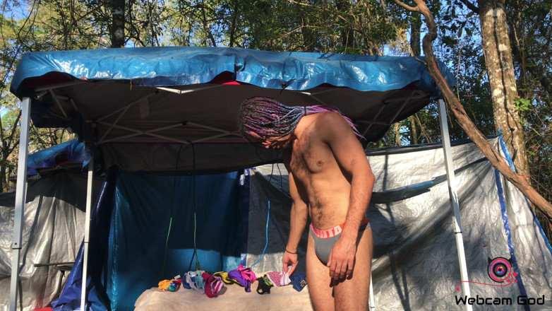Arthur Eden aka Webcam God: Exotic underwear (4K)