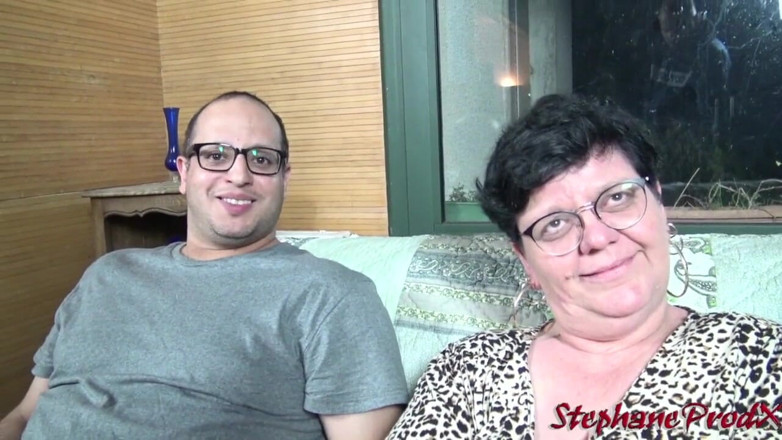 Stephprodx: Ariane fucks three shy dudes