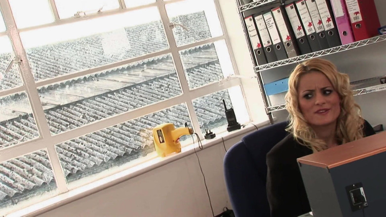 2 Girls 1 Guy: Dominate office whores using handyman for satisfaction