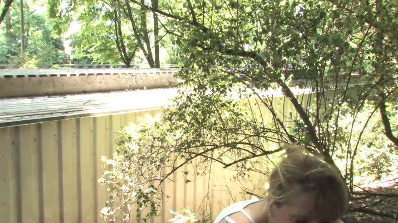 Public Entertainment: Poor couple can't afford motel so they fuck in the...