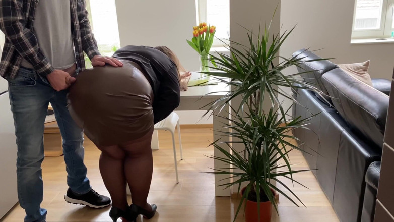 OurFetishLife: Stepmom Plays with My Hard Cock and Makes Me Cum