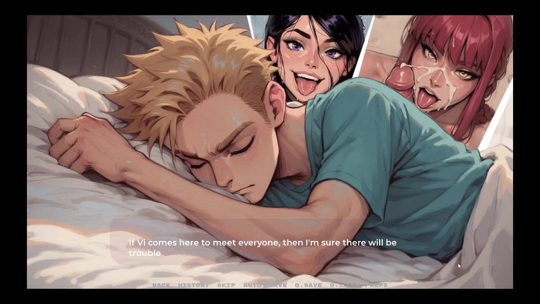 Cumming Gaming: Моя нова дівчина Табуйна гра хентай Епізод 33 Неслухняна дівчина переписується з найкращою подрузю!