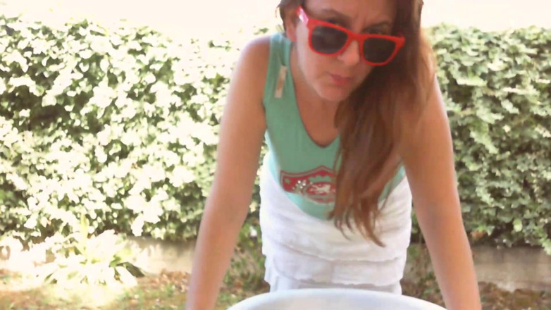 Nicoletta Embassi: Wearing Sunglasses Outdoors