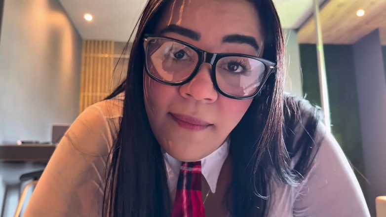 AlejandraGarciax: Big-butted Student Lets Her Ass Be Filled with Cum to...