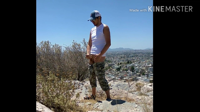 Wanker forever: Греция, Хуаника. Дрочу на улице