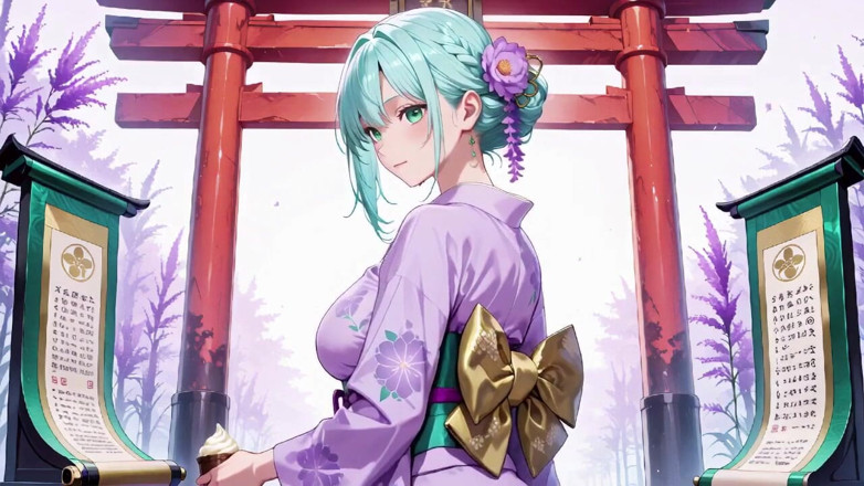 Tay Swift X: Déesse du kimono violet ! Je ne peux pas gérer l’humidité...