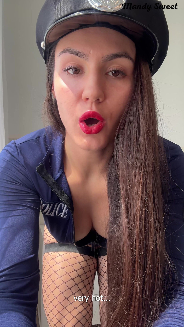 Mandy Sweet studio: JOI !! Stygg polis som bossar dig mycket !! Kan du klara...