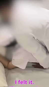 #123 Rookie Nurse Has Sex with a Doctor at Night Shift, Couldn't Stand the Pleasure Next to the Patient