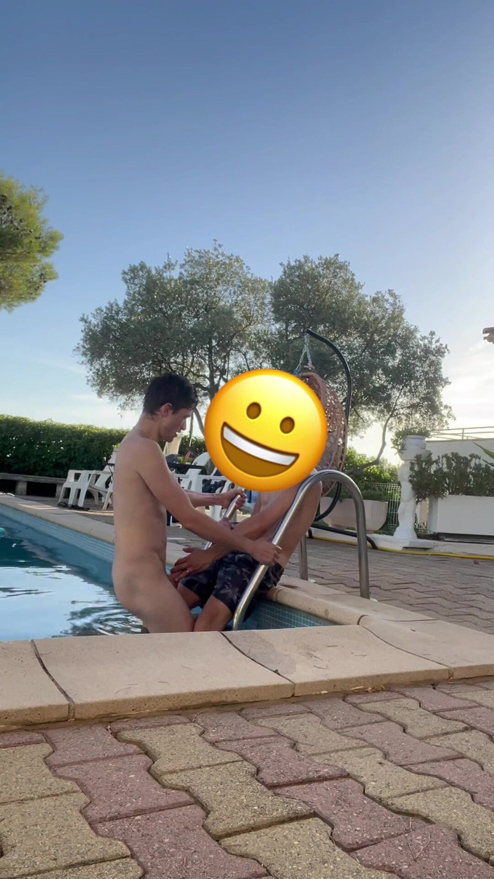 Gabriel Loma: Pool Party and Fun on the Staircase
