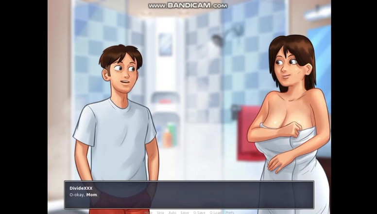 Divide XXX: Kisah musim panas - ibu debbie lagi mandi bareng-bareng