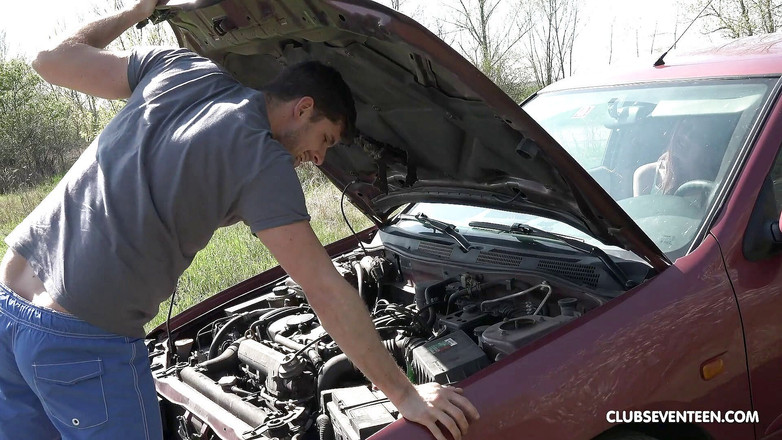 Club sweethearts: Big ass teen Hitchhiker by ClubSweethearts