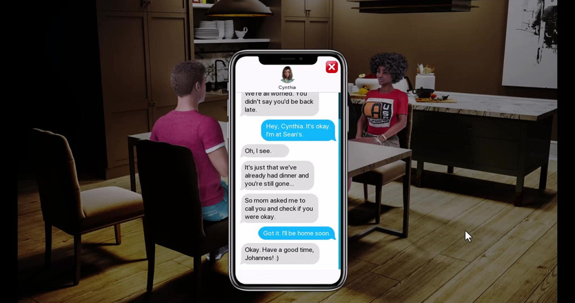 Johannes Gaming: Sunville 30的熟女 - 约翰尼斯花一些时间与sean和...妈咪。。。Sophia和johannes在睡前一起共度时光