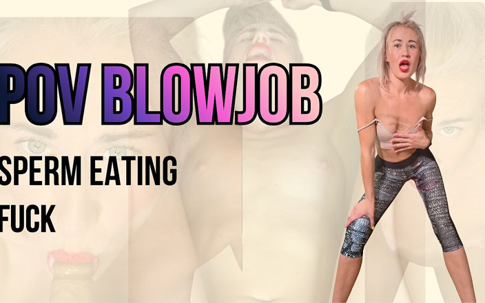 DINA LIGHT: POV Blowjob Fuck Cum Eating
