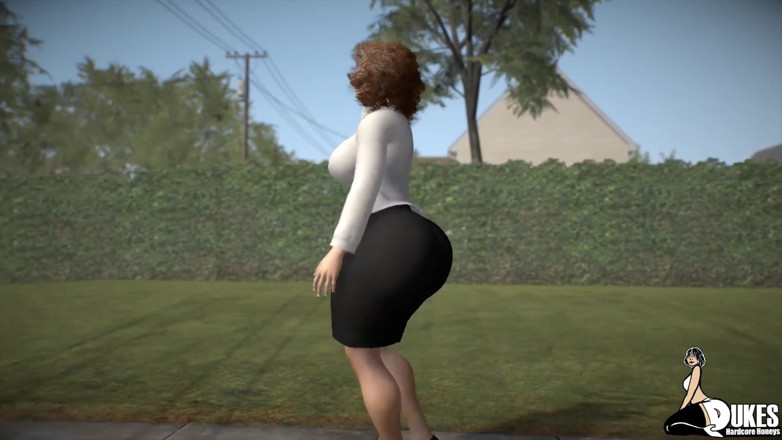 Dukes Hardcore Honeys: Big butt Jewish teacher gets smashed by big black cock
