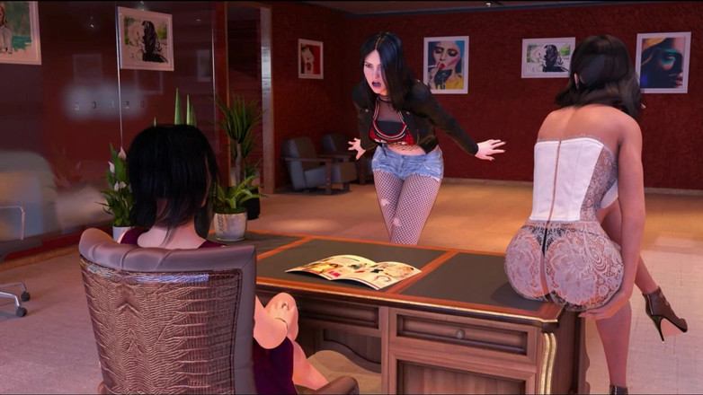 LoveSkySan69: Модний бізнес ep2, частина 41 лесбійська вечірка від loveskysan69