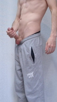Horny Guy Jerks off and Smokes