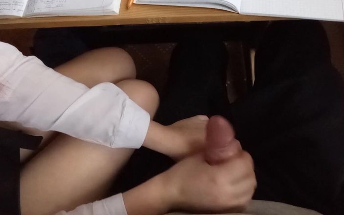 SweetAndFlow: Schoolgirl sucked in class in front of the teacher