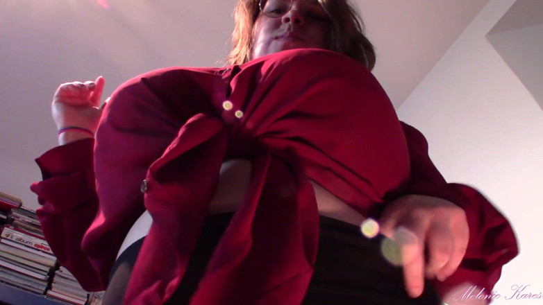Melonie Kares: Giantess eats your donuts POV