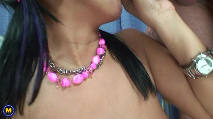 Mature NL: Beautiful teen having sex with an old men