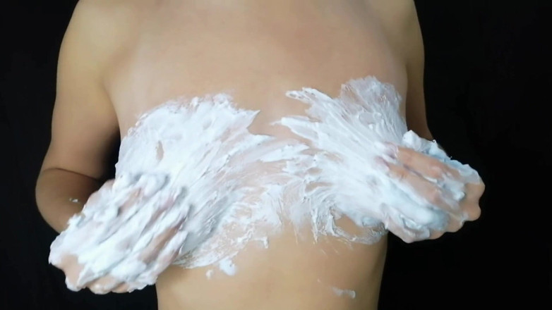 Nipple Stock: Boobs in foam