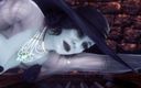 Wraith ward: Alcina Dimitrescu Takes Anal Beads Dildo up Her Ass | Resident...