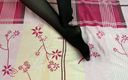 Gloria Gimson: Tender Foot Fetish Solo in Black Stockings From Sexy Mistress