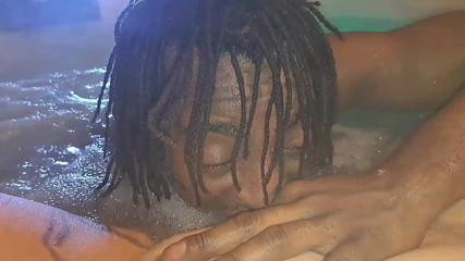 Real homemade BBW BBC porn: WildEnglishBBW BBC Nata4sex amazing Hot tub oral sex