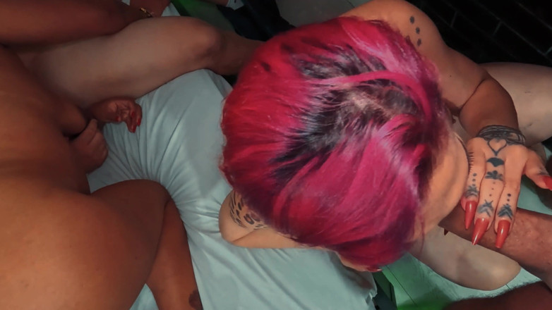 Mattos Movies Trans: Pounding Trans Ass While She Deepthroats Hard