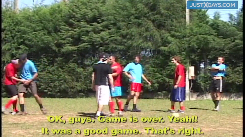 Just X Gays amateur porn: Anyone Can Play Scene - after soccer is fucked