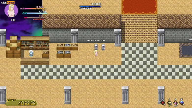 LewdArcade: Dragon boll z parodi seks oyunu - süper sürtük z turnuva...