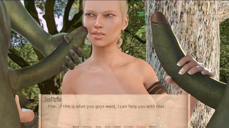 Visual Novels: Alenjas maceraları bölüm 7 - orklar orman elfi genç kızı sikiyor