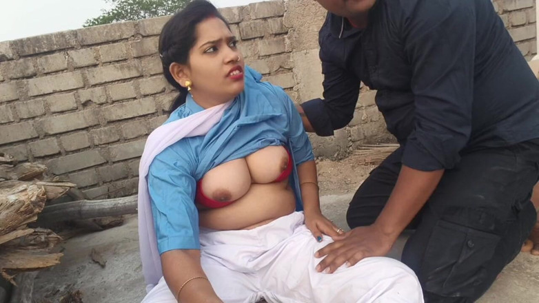 Sona bhabhi: 18 Years Virgin College Girl Big Boob Press by Her...