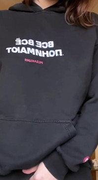 Teasing You and My Pussy in a Hoodie