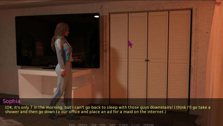 Visual Novels: Een vrouw en stiefmoeder deel 16 - toen man aan het werk...