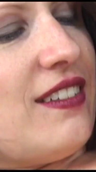 Cum greedy MILF gets splashed on her face after fucking like a slut with her horny lover