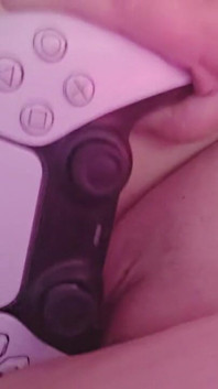 Fucking My Pussy with Ps5 Controller
