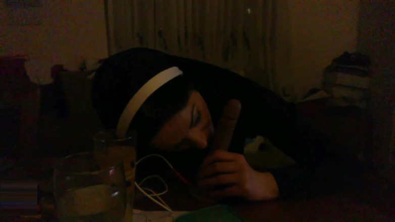 Toilet Mommy: 修道女POVディルド調教フェラチオ