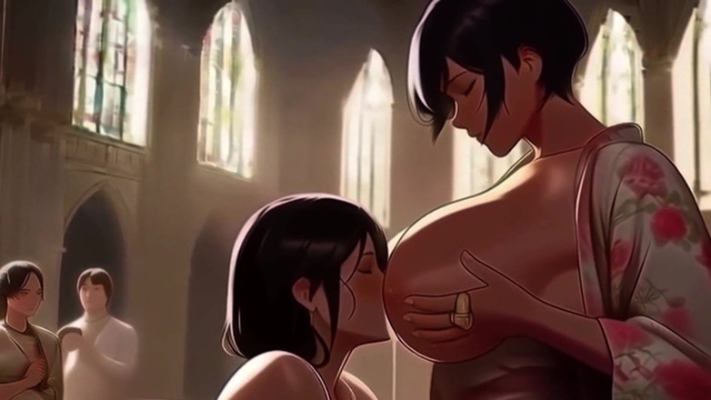 Spicy Toons: Máy bay bà già ngậm sữa cho nhau bú trong...