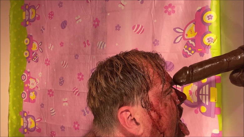 Dom Rod: Шоколадный буккаке с большим черным членом 001