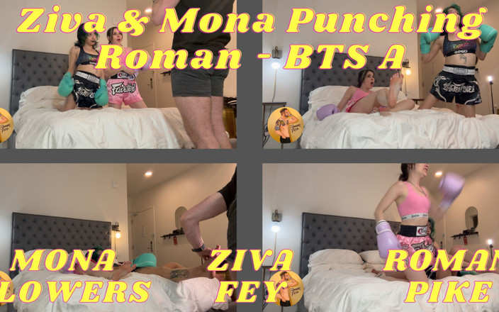 Roman Pike: Ziva Mona Punching Roman Bts a 4K