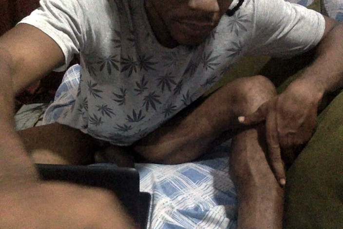 Joyboi Cock Worship: Caught Black Sexy Boy Masterbating