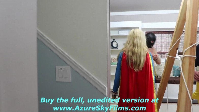 Azure Sky Films: Candy White Supergirl Solo 1-1 Bondage doggystyle cowgirl blowjobs deepthroat oral...