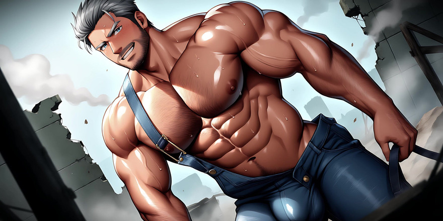 Erotic Man: 巨大なからかいの膨らみを持つイケメンたち