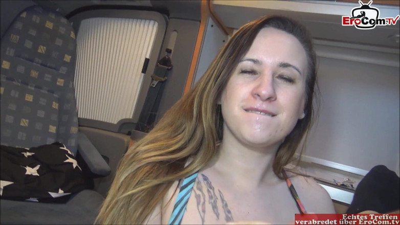 EroCom: Normal girl with small tits pov filmed on german sex...