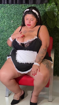 Mary Juana the Big Saggy Boobs BBW Maid