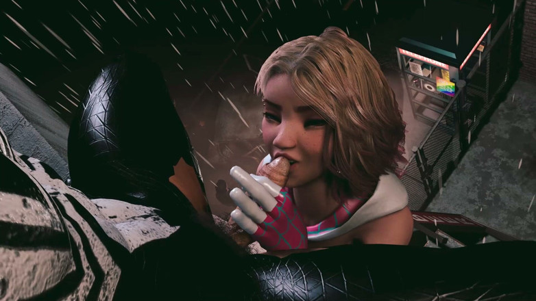 Wraith ward: Spider Gwen futând veninul