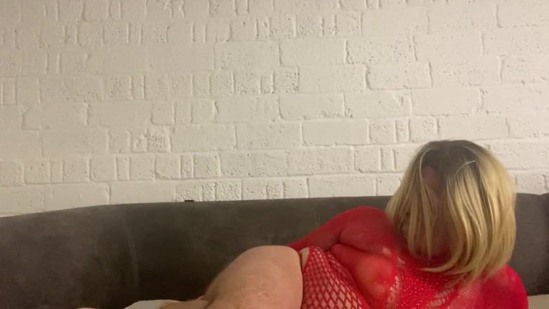 Rockme74: Toys just for CD Andrea's asshole in red lingerie