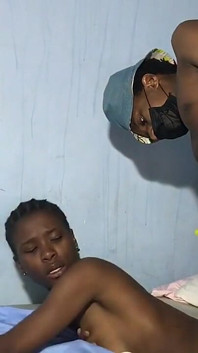 Ebony Babe Walked in on Her Dreaming Boyfriend
